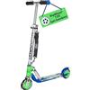 Hudora 14753, Monopattino Big Wheel 125, Blu/Verde, Esclusivo Amazon