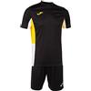 Joma Set uomo Danubio II nero giallo bianco