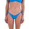 Hurley Solid Cheeky Rvsb Side Tie Mutandine Bikini, Blue Beat/Neon Lime, L Donna