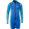 Cressi Shorty Kid - Muta Shorty per Bambini in Neoprene Ultra Stretch 1.5/2mm, Maniche Lunghe, S (2 Anni), Blu/Azzurro