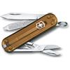 Victorinox, Classic SD, Coltellino Svizzero, Originale, Multiuso, Campeggio, 7 Funzioni, Lama, piccola, Lima per unghie, Marrone Trasparente