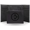 Rico Industries NFL Laser Engraved Tri-Fold Wallet, Black, Nero (Nero) - LETRI2301BK