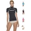 CRESSI Rash Guard Maglia Protettiva a Maniche Corte, in Speciale Tessuto Elastico, Protezione Solare UV/UPF 50+