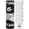 Talbot-Torro Volani da Badminton Tech 450, Lattina 6 Pezzi, in Nilon Premium