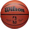 WILSON NBA Authentic - Pallone da basket per interni ed esterni, misura 7-74,9 cm, colore: Marrone