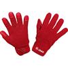 JAKO Guanti da giocatore di campo unisex, in pile, rosso, 5