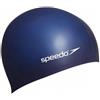 Speedo Unisex Flat Silicon Swim Cap | Hair Protect, Navy, One Size