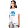 Ultra Game - Maglietta a Maniche Corte, da Donna, in Morbido Jersey Vintage, Donna, T-Shirt da Donna in Morbido Jersey Vintage, FTL7649F, Bianco, L