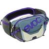 EVOC HIP PACK PRO 3, marsupio (cintura AERO FLEX, marsupio con AIR FLOW CONTACT SYSTEM, materiale in rete, scomparto per attrezzi), acciaio - viola - oliva scuro