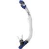 SEAC Reverse Dry, Snorkel con Sistema Dry Top e Valvola di Spurgo, Trasparente/Blu