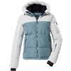 Killtec Ksw 111 Wmn Ski Qltd Jckt Giacca trapuntata/funzionale in piuma d'oca con cappuccio e paraneve con chiusura a zip Donna