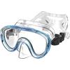 Seac Marina SLT, Maschera da snorkeling in polimero senza ftalati per bambini, Acquamarina
