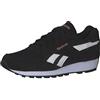 Reebok Rewind Run, Sneaker Donna, Core Black White Blush Metal, 37.5 EU
