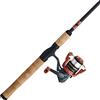Shakespeare Crusader - Mulinello e canna da pesca, colore: rosso/nero/sughero