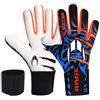 HO Soccer Rage Plus Hazard V2 Blue - Guanti da portiere, unisex, blu/arancione