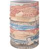 Buff| Scaldacollo CoolNet UV, Flessibile, Protezione UPF50, Leggero, Elasticizzato, Materiale riciclato, Sport, Estate, Taglia unica, Bianco