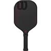 WILSON Blaze Series - Racchette da pickleball, misura impugnatura 6,5 cm, nero/rosso