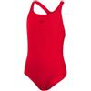 Speedo Girl's Eco Endurance+ Medalist Swimsuit | Chlorine Resistance | Recycled Fabric | Comfort Fit | SwiMing LeSons | Swim Holiday, Fed Red, 11-1211-12
