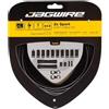 Jagwire 2x Sport Shift Kit, Guaine E Cavi Del Deragliatore Unisex Adulto, Nero, Taglia unica