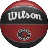 Wilson Pallone da Basket NBA TEAM TRIBUTE BSKT, Utilizzo Outdoor, Gomma, Misura 7, Rosso/Nero (Toronto Raptors)