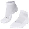 FALKE GO2 Short Uomo Calzini corti Golf ammortizzazione media per le scarpe chiodate white (2000), 46-48