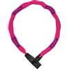ABUS Lucchetto a catena Catena 6806K - Lucchetto per bicicletta leggero in acciaio temprato con tubo in tessuto alla moda - Catena quadrata con livello di sicurezza 6