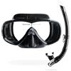 Cressi Estrella & Gamma Combo - Combo Set Maschera Estrella + Snorkel Gamma per Snorkeling e Immersioni, Nero/Nero, Taglia Unica, Unisex Adulto