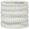 BUFF| Knitted Polar Schlauchschal Uomo Donna Adulti, Freddo estremo, Pratico, Versatile, Alla moda, Isolamento termico, Confortevole, Taglia unica, Bianco