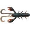 Berkley Pulse Realistic Craw; esca a gambero in plastica morbida per la pesca ai predatori d'acqua dolce; Texas Rig, Carolina Rig, Cheb Rig, Ned Rig e Jighead; 10 cm, Dark Cray UV