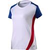 PRO TOUCH Club Maglietta Maglietta da Donna, Donna, White/Red/Blue, L