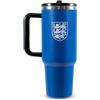 Hy-Pro Borraccia termica da 1,18 l con manico e cannuccia, portatile, per sport e uso quotidiano, con licenza ufficiale England FA