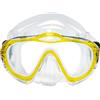 Mares Sharky Jr, Maschera da Snorkeling in Silicone, Unisex Bambini, Giallo, Taglia Unica