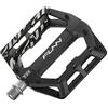 Funn Funndamental Pedali Flat MTB, Piattaforma Larga, Asse CrMo (Nero)
