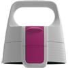 SIGG WMB One Top 2 Grey Berry Tappo a vite giallo (misura unica), SIGG borraccia tappo di ricambio, Tappo borraccia ricambio, innovativo tappo ermetico che si usa con una mano