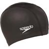 Speedo Adult Unisex Long Hair Cap | Swim Cap | Snag Free | Easy-On, Black, One Size
