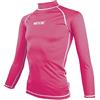SEAC T-Sun Long Kid, Maglia Protettiva Rash Guard per Snorkeling e Nuoto Anti UV Unisex Bambini, Rosa, 5 Anni