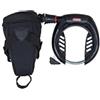 ABUS serratura da telaio Pro Shield 5950 NR + catena per serratura da telaio 6KS/85 + borsa per serratura ST5950 - chiave rimovibile - livello di sicurezza 9