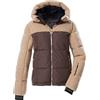 killtec Ksw 111 Wmn Ski Qltd Jckt Giacca trapuntata/funzionale in piuma d'oca con cappuccio e paraneve con chiusura a zip Donna