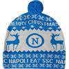 SSC NAPOLI Cappello Natale, Idea Regalo per Tifosi del Napoli, Cappellino Natalizio Invernale per Bambini e Adulti