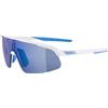 ALPINA TURBO PRO YOUTH Occhiali Sportivi per Bambini, Bianco Opaco, Taglia unica, 100% Protezione UVA, UVB e UVC