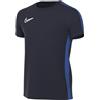 Nike Unisex Kids Short-Sleeve Soccer Top Y Nk DF Acd23 Top SS, Obsidian/Royal Blue/White, DR1343-451, S