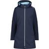 CMP - Parka da Donna con Cappuccio e Zip, B.Blue-Anice, XS