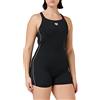 ARENA Sport Con Gamba Finding, Costume Da Bagno Donna, Nero, 44