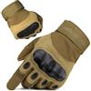 FREE SOLDIER Guanti Sport All'aperto Guanti da Moto Pieno Dita Guanti nocche rinforzate Si applica al Ciclismo Airsoft Paintball Arrampicata Escursioni