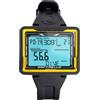 CRESSI Raffaello Diving Computer Black/Yellow - Computer Subacqueo Unisex con Ampio Schermo Rettangolare ad Alto Contrasto per la Massima Leggibilità dei Dati Possibile, Nero/Giallo, Taglia Unica
