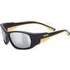 uvex sportstyle 514, occhiali da sole Unisex adulto, black matt/mirror silver, one size