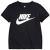 Nike T-Shirt Bambino Nera 8U7065023 Nero 5-6 Anni