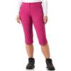 CMP - Pantaloni Capri Elasticizzati da Donna, Borgogna, 46