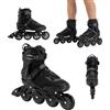 ATTABO OneFoot Fitgo Pattini in linea da uomo, cuscinetti ABEC-7, guida in alluminio, sistema Fitgo, freno, fitness e tempo libero (41)