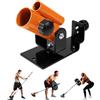 Yes4All SJXD, Piattaforma a T-Bar Row Platform Arancione landmine attachment Deluxe - Girevole a 360° e Facile da installare - Adatto a Barre Olimpiche Standard da 2,5 cm e 2 Unisex, Natural